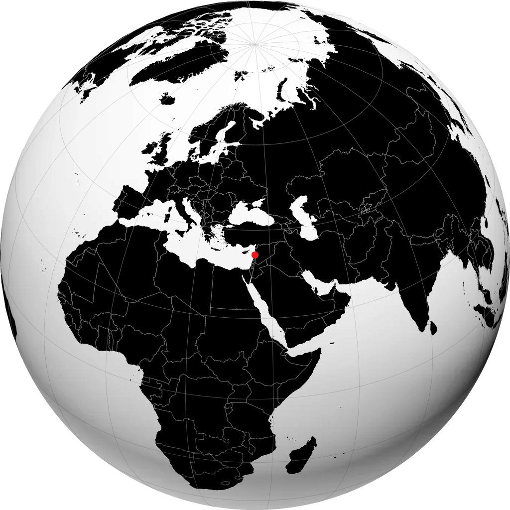 Tripoli auf dem Globus