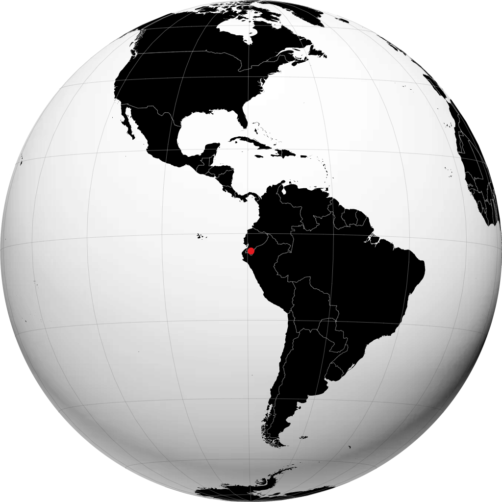 Loja auf dem Globus