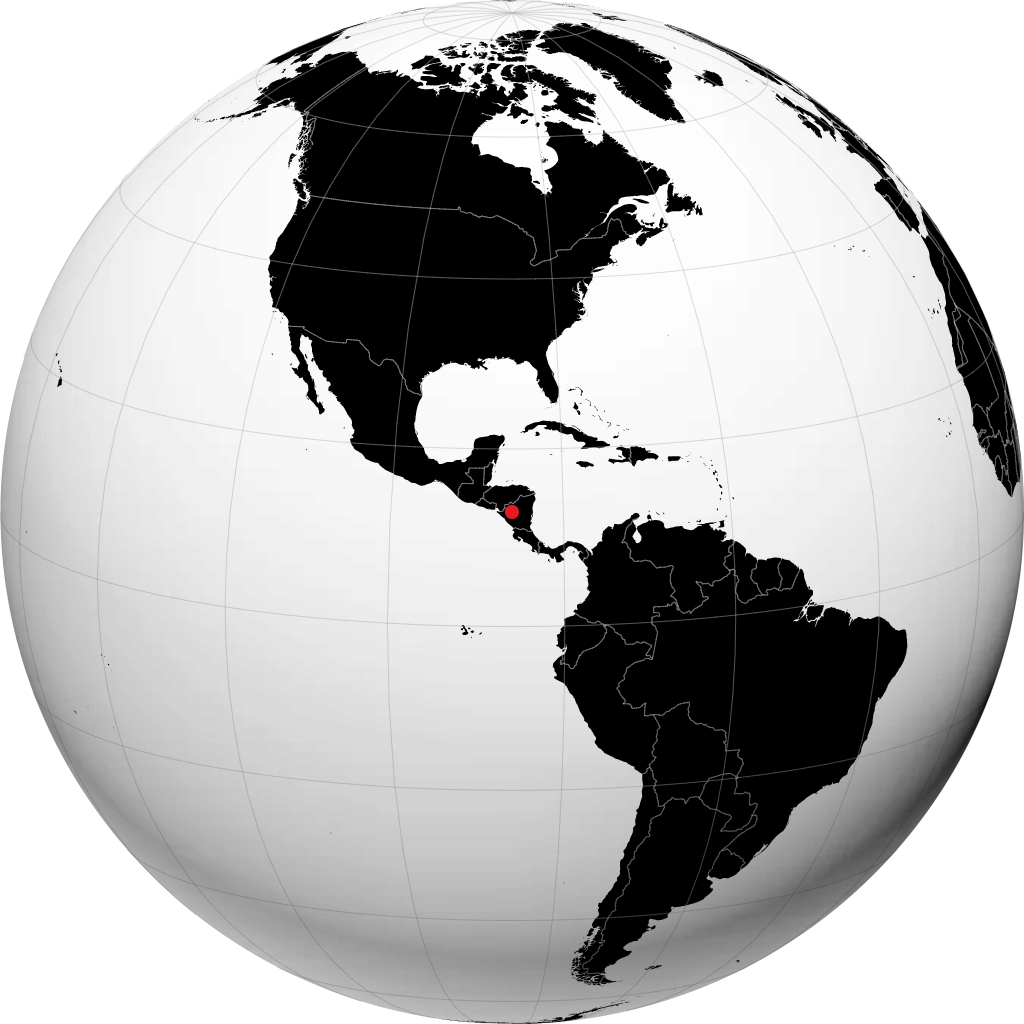 Matagalpa auf dem Globus