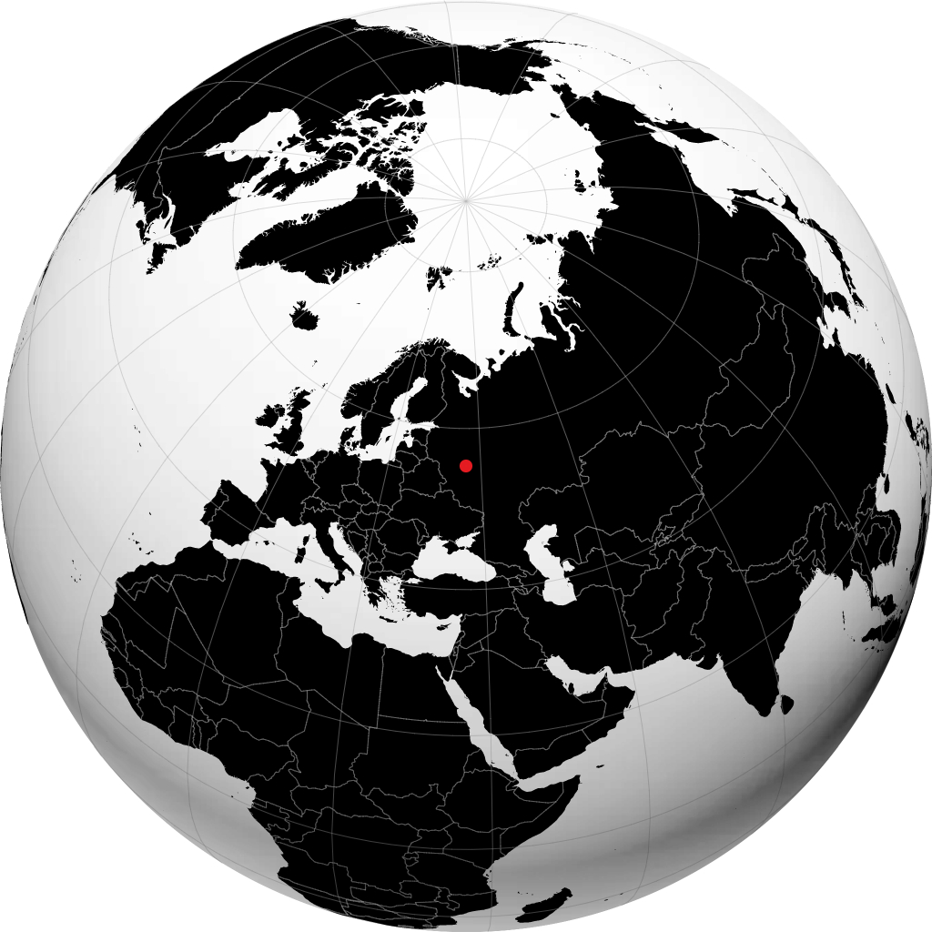 Naro-Fominsk auf dem Globus