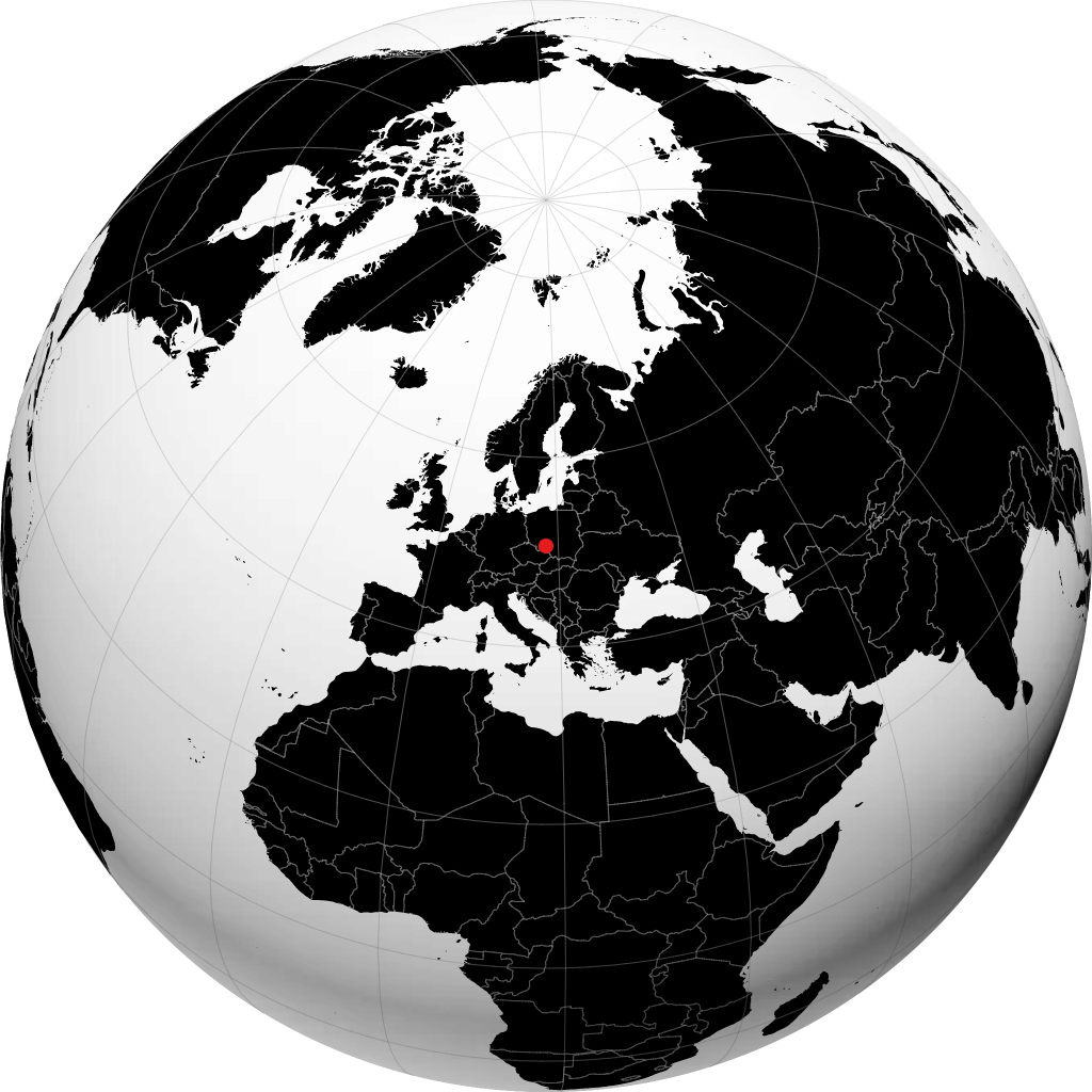 Opole auf dem Globus