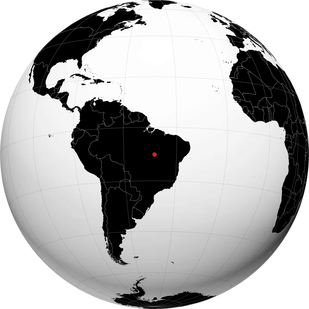 Palmas auf dem Globus