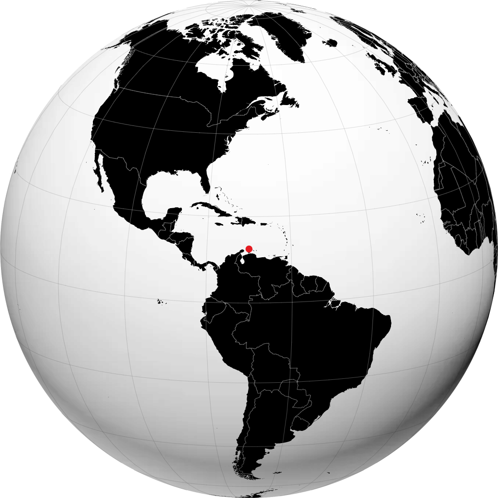 Paradera auf dem Globus