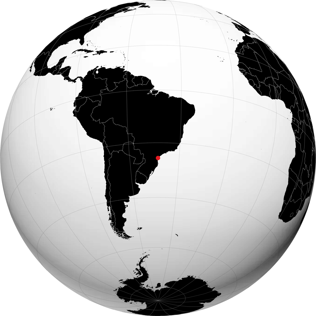 Paranaguá auf dem Globus