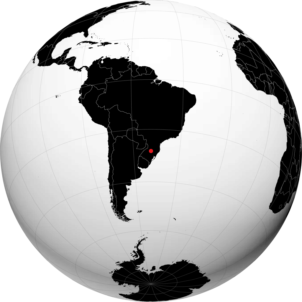 Passo Fundo auf dem Globus