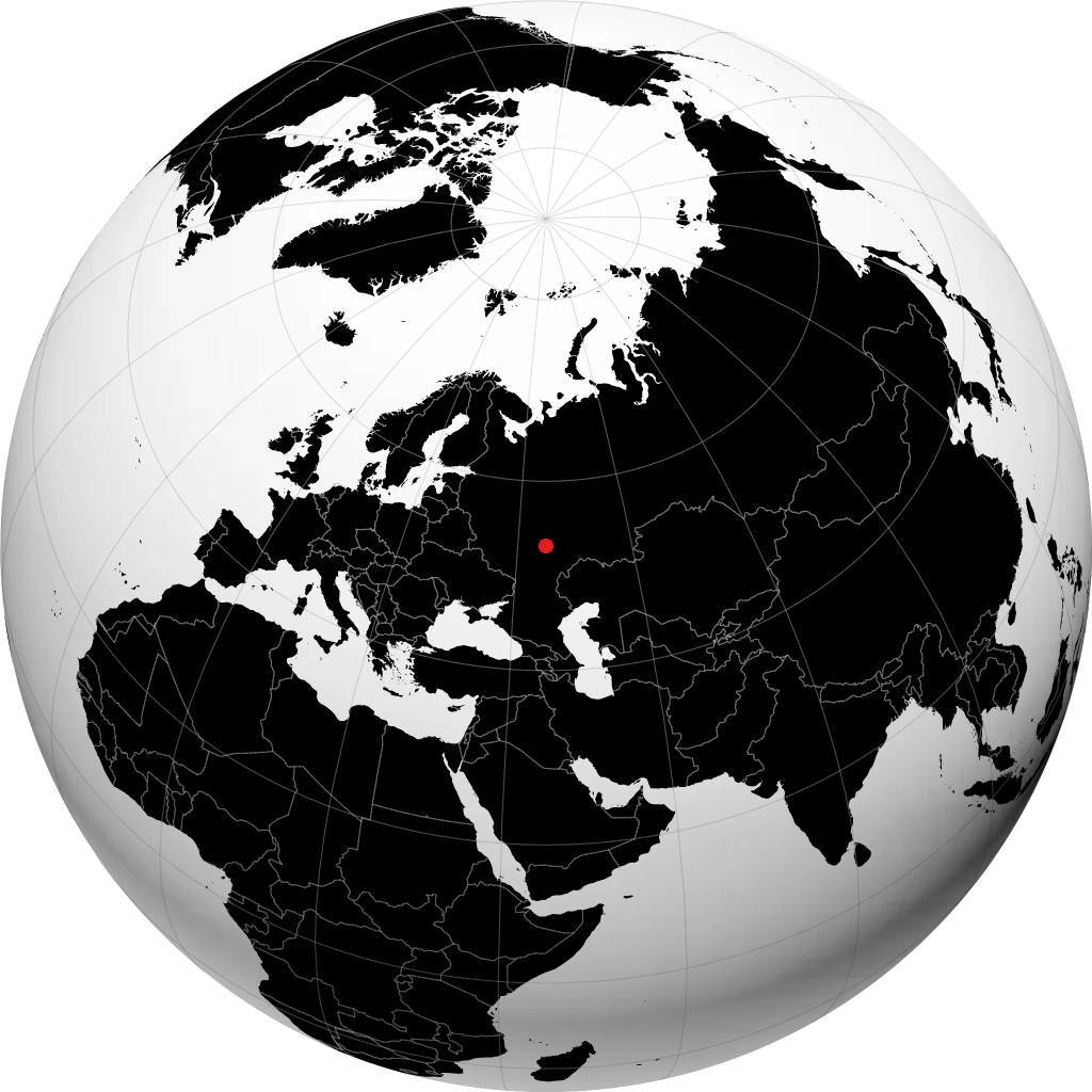 Pensa auf dem Globus