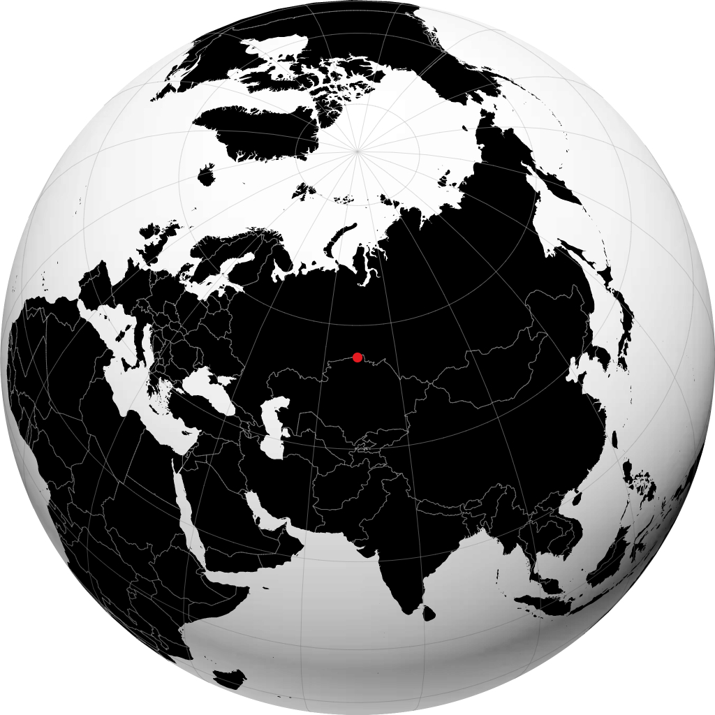 Petropawl auf dem Globus