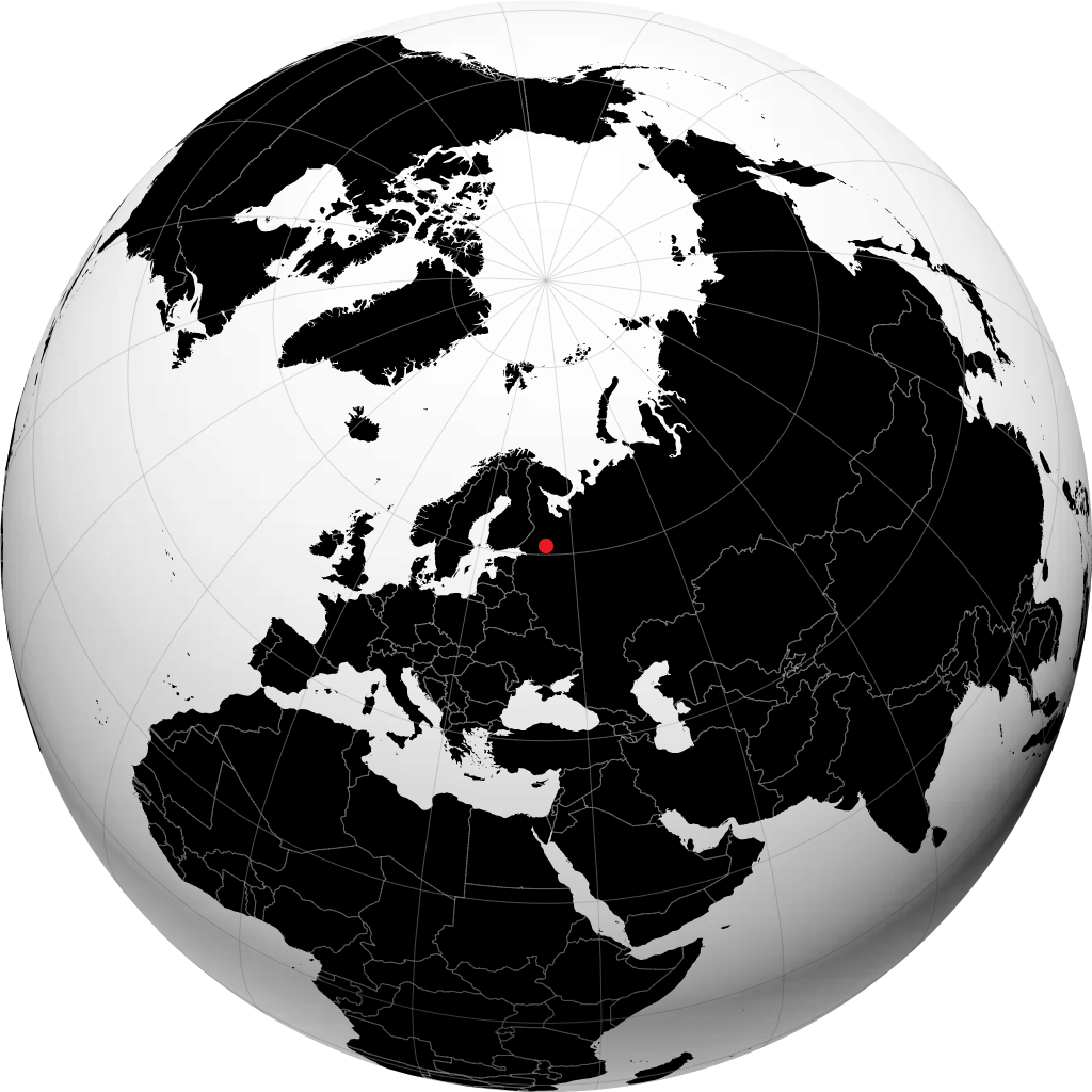 Podporoschje auf dem Globus