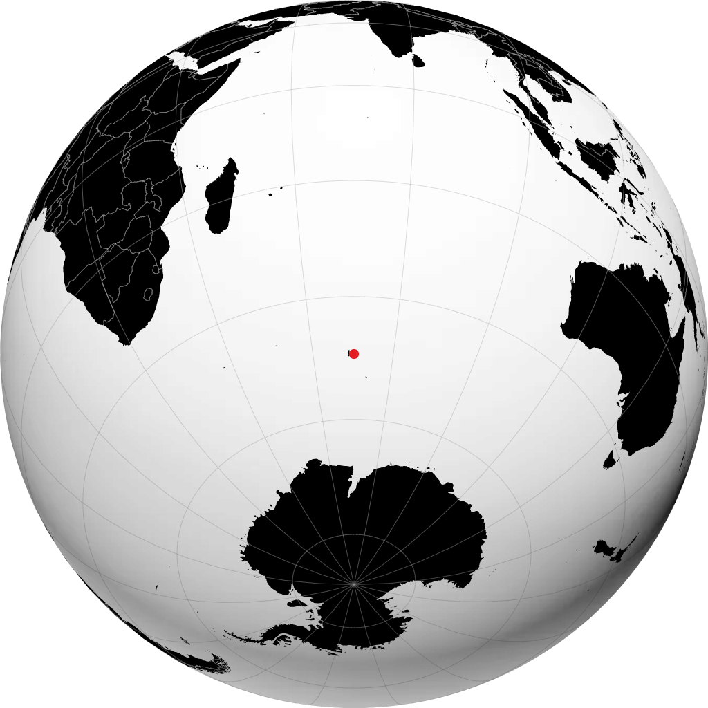 Port-aux-Français auf dem Globus