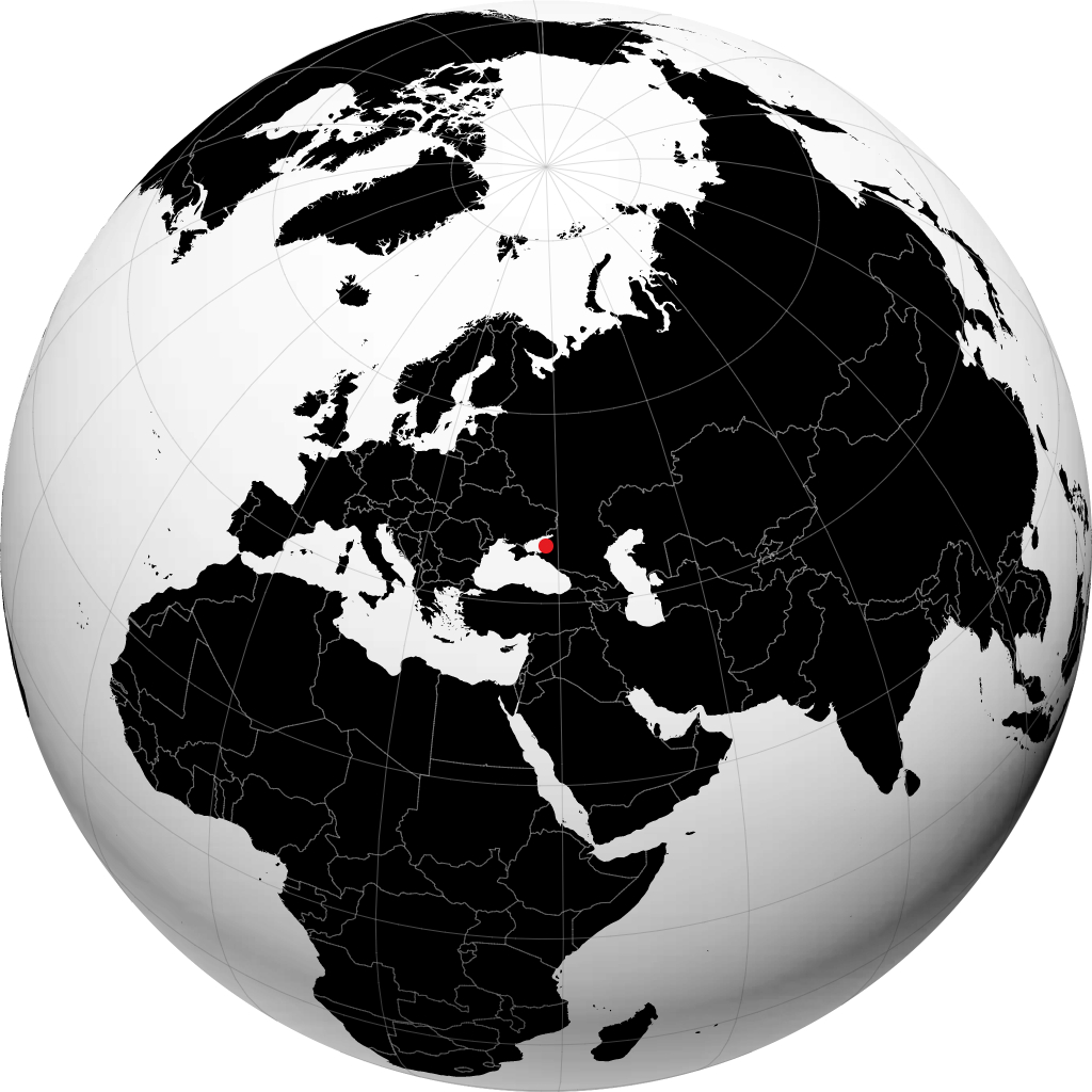 Primorsko-Akhtarsk auf dem Globus