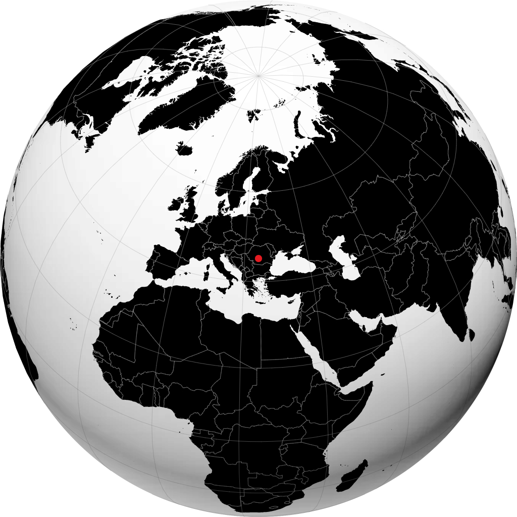 Râmnicu Vâlcea auf dem Globus