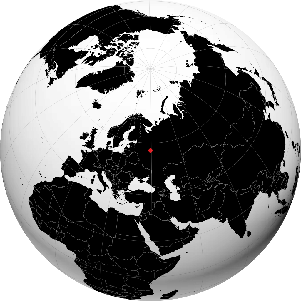 Rostow auf dem Globus