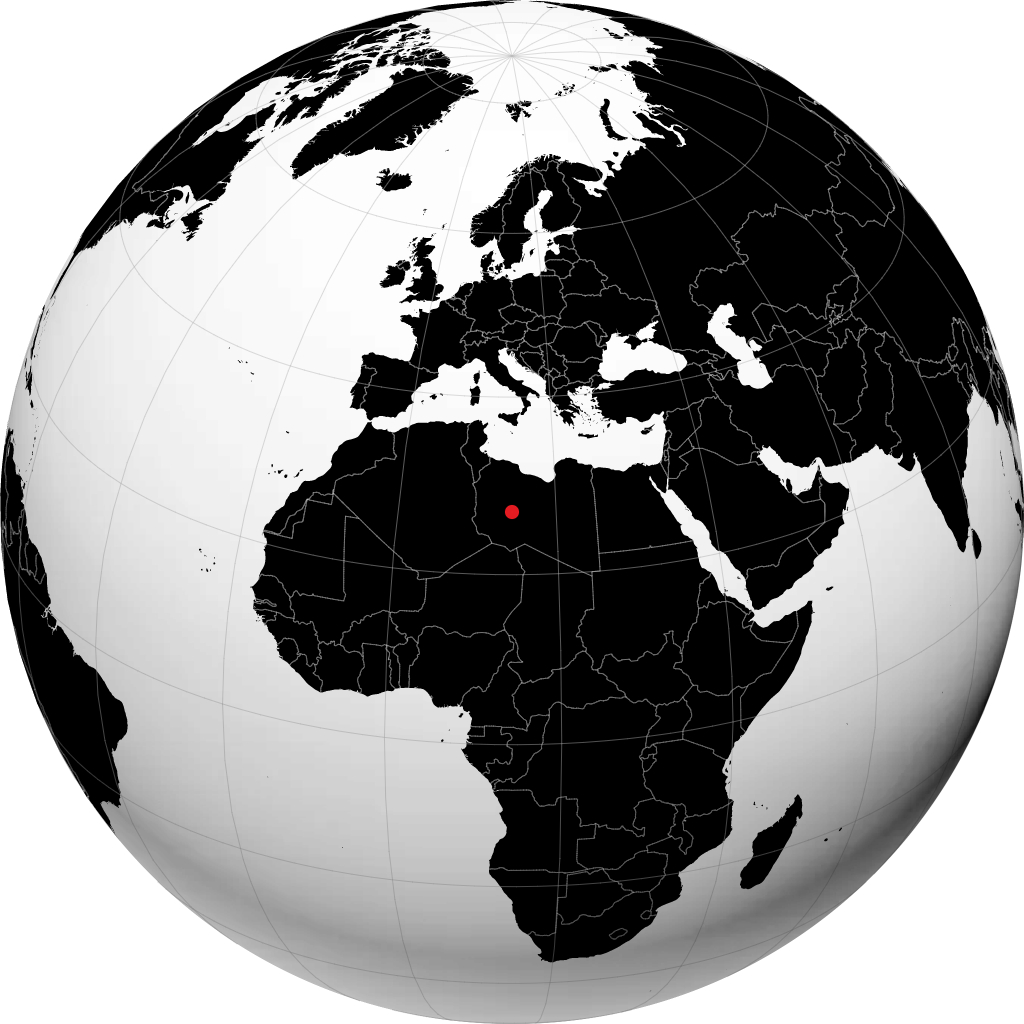 Sabha auf dem Globus