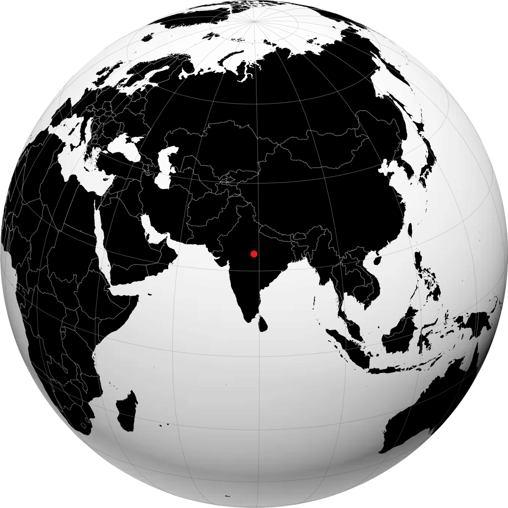 Sagar auf dem Globus
