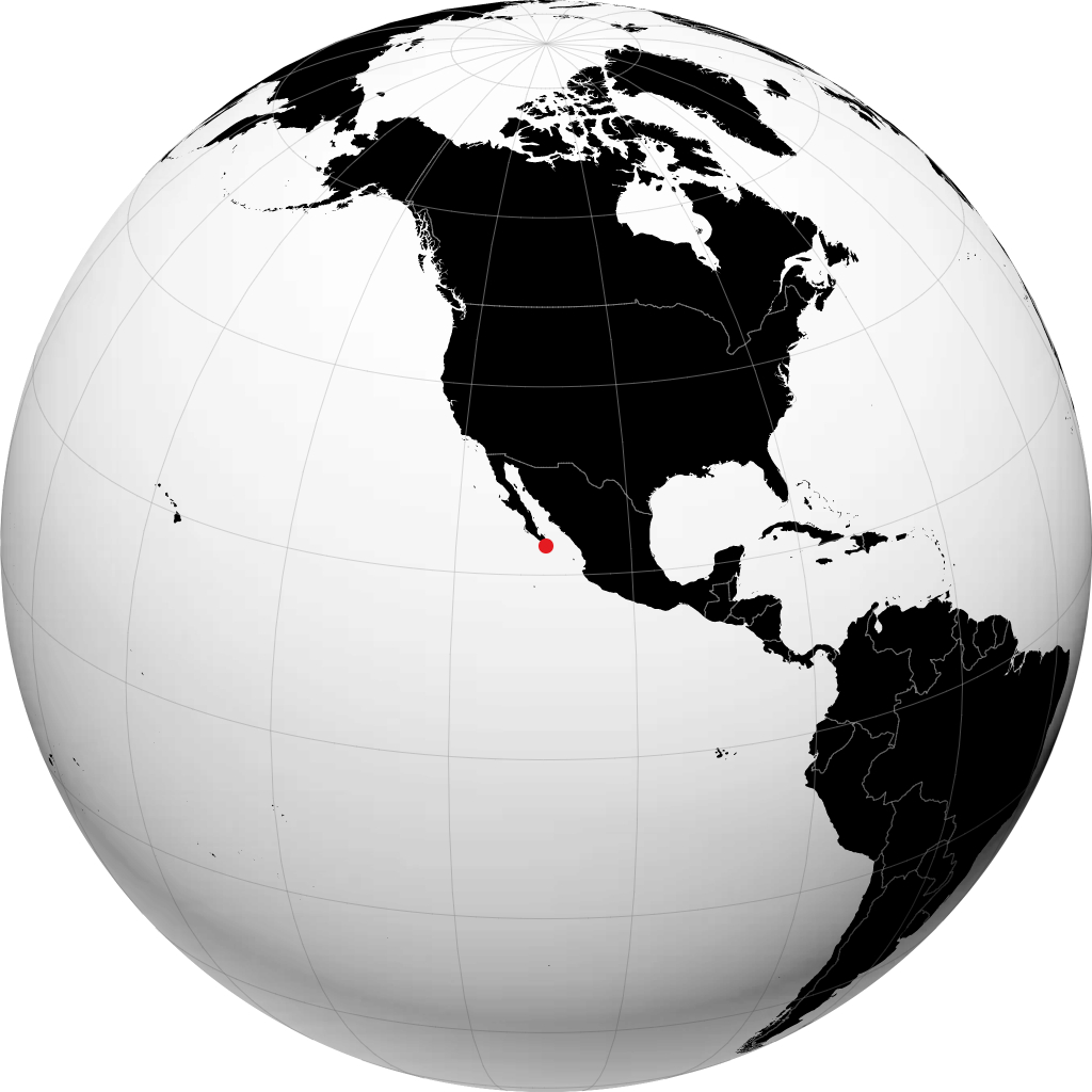 San José del Cabo auf dem Globus