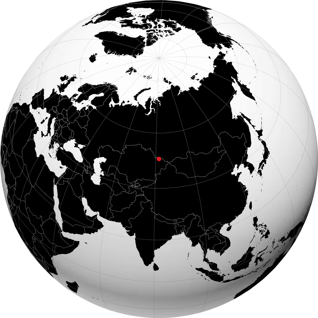 Schemonaicha auf dem Globus