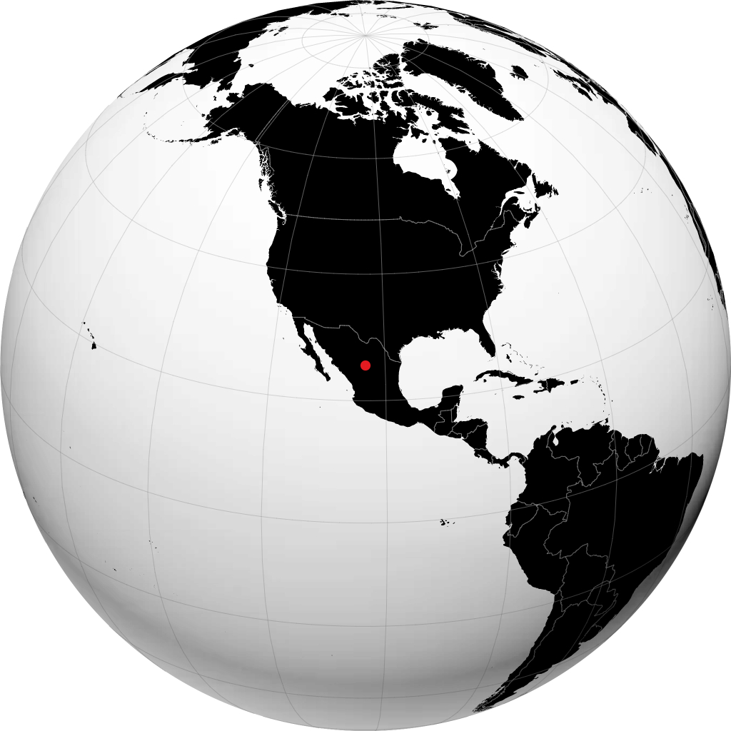 Torreón auf dem Globus