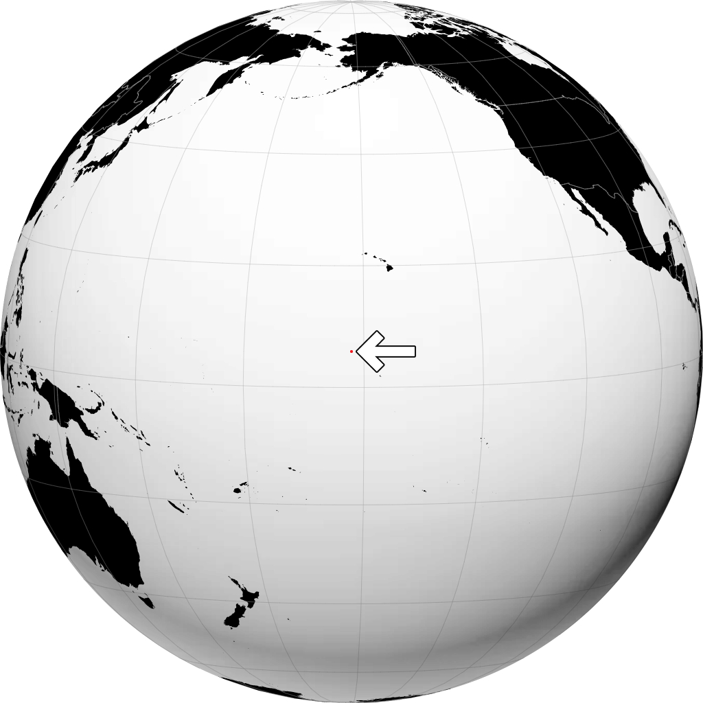 US-Außengebiete auf dem Globus
