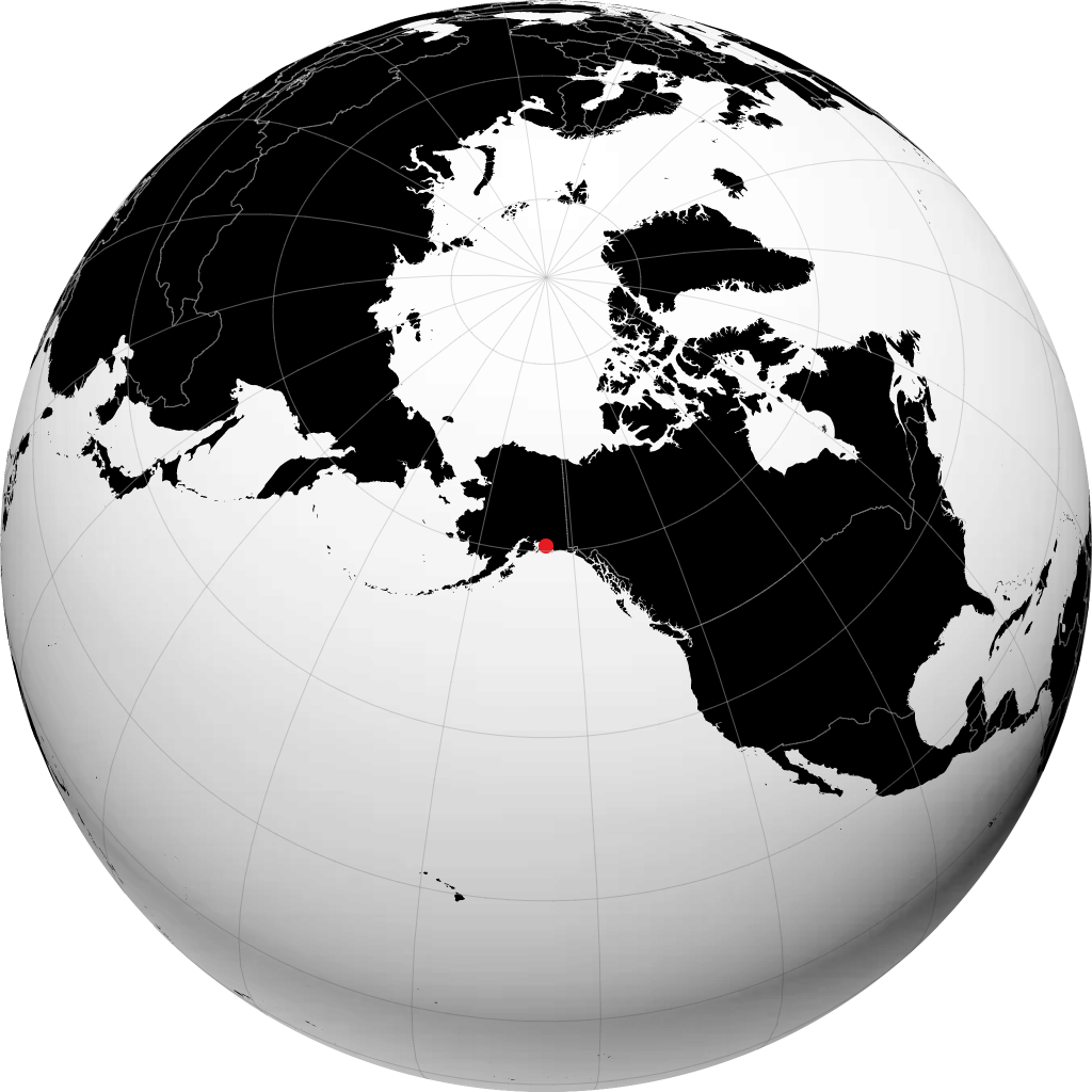 Cordova auf dem Globus