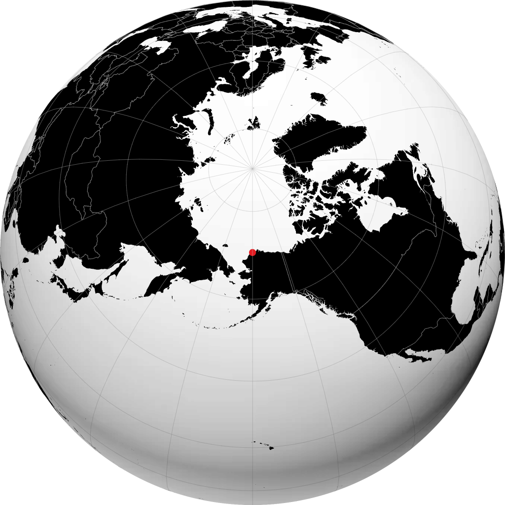 Wainwright auf dem Globus