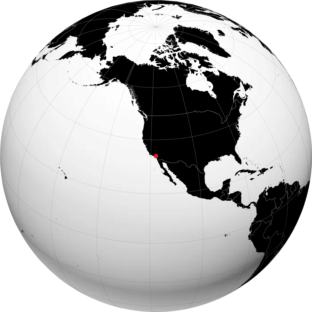 Ontario auf dem Globus