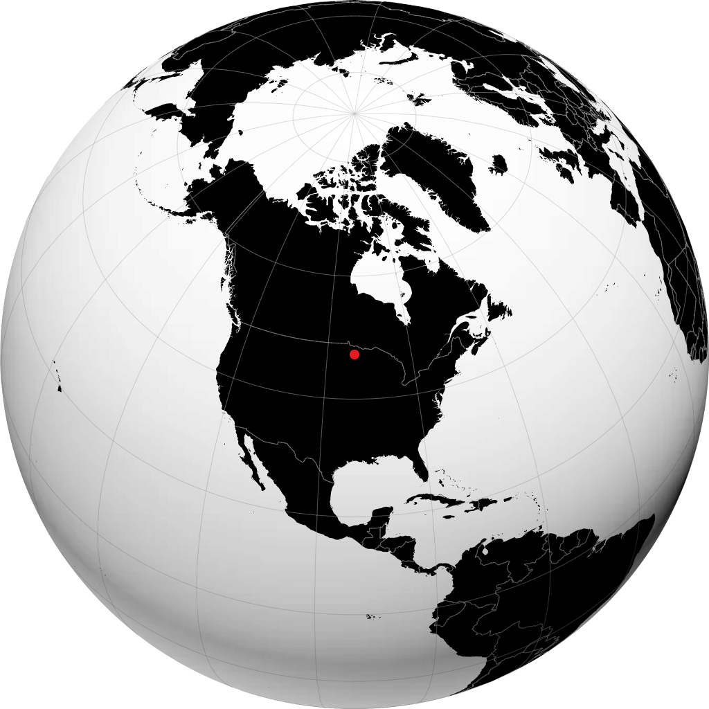 Grand Rapids auf dem Globus