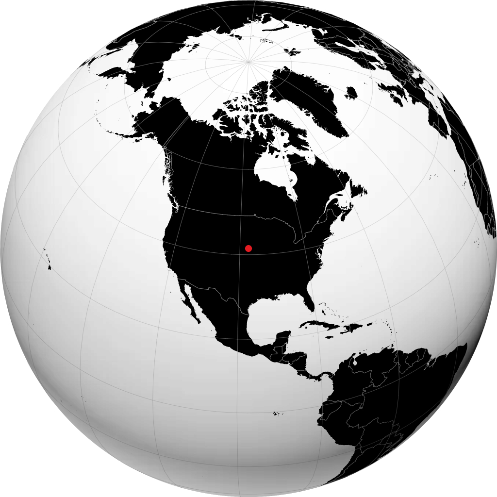 Columbus auf dem Globus