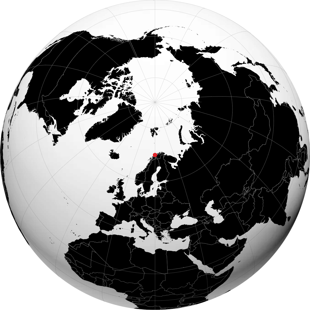 Vannvåg auf dem Globus