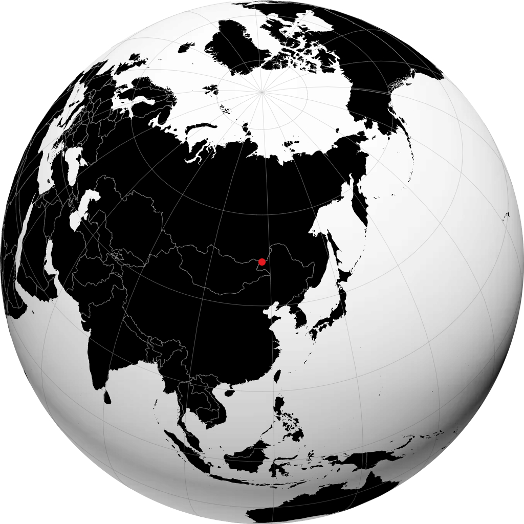 Zabaykalsk auf dem Globus