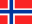 Flagge von Spitzbergen und Jan Mayen