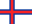 Flagge von Färöer-Inseln